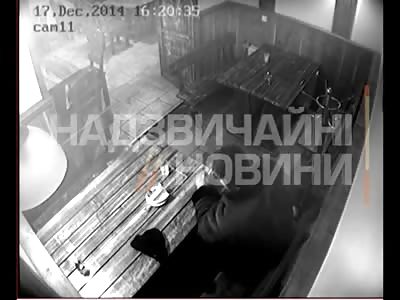 The Moment a Man Playing with a Hand Grenade Goes Very Wrong