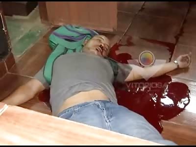 Man is Executed from Behind while Standing at a Bar waiting to Get Drunk 