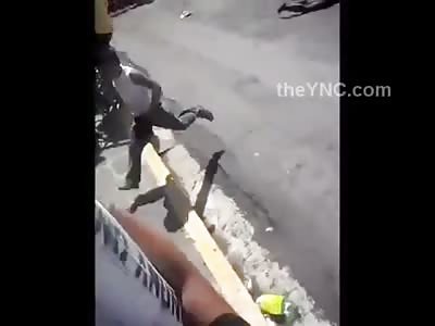 Bull Fatally Gores Moron in Red Shirt that was Taunting Him