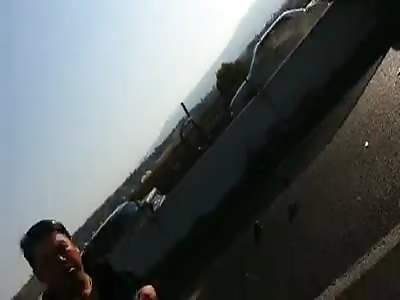 Give me a hand! (Carnage in a Mexico accident)