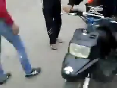 120 km/h crash woow !