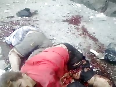 Lugansk Airstrike aftermath 3-6