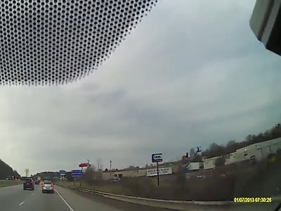 Poor Deer Hit By Car 4/10/14