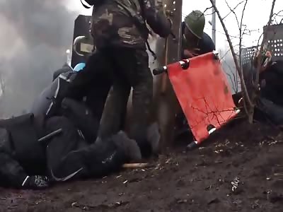 Hd comp of protestors getting picked off by snipers... 