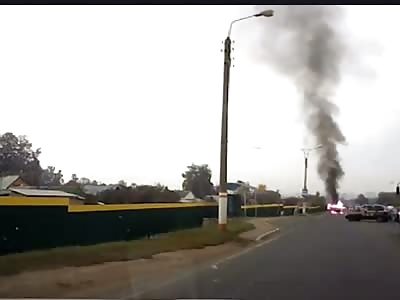 Lucky Woman Avoids Death By Just Feet