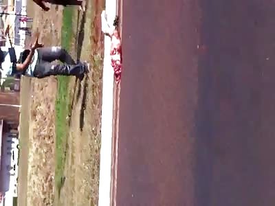 MAN DIES AFTER HIT A POLE IN MOTO: