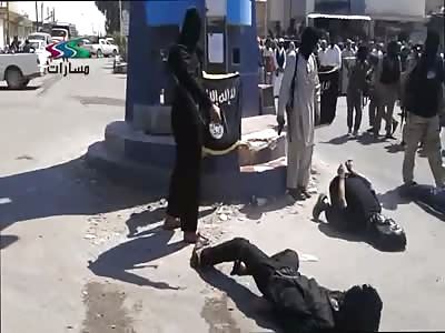 New Public Execution: 3 Men Being Murdered by Pistol and then thrown off a cliff.