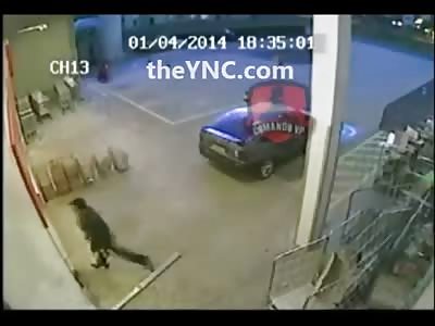 Security Guard is Killed With a Shot To the Head During a Robbery at Supermarket (Full Video Released)