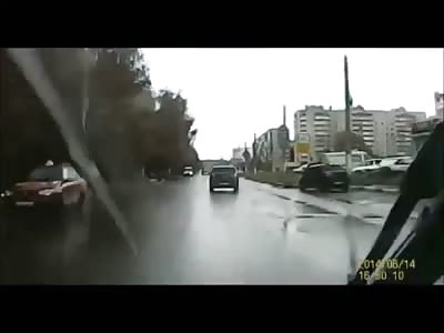 Rider and passenger sent to fly after being struck by car