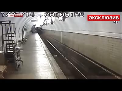Suicide on the subway: Man changed his mind and wanted to escape but was too late... just a horrible way to die
