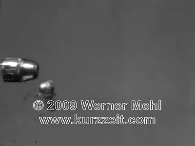 1 million fps Slow Motion video of bullet impacts 
