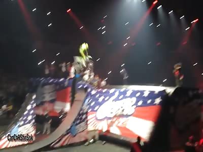Double Front Flip on Motocross Bike Goes Wrong at Nitro Circus