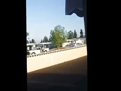 Wtf! Man Run  Over with  Own Car During Road Rage in California