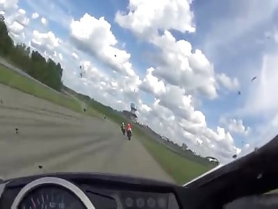 Watch for the Flying Motorcycles !!! Crazy Wreck  