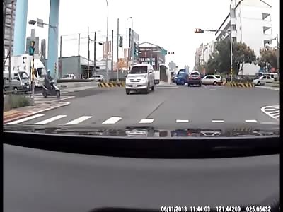 Hard impact and then run over and trapped underneath the vehicle they hit