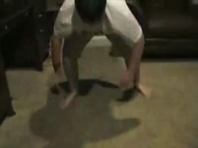 Fat Kid Makes Workout Video