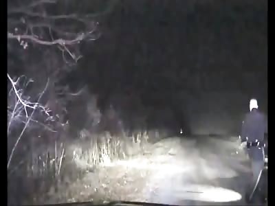 Fatal Shooting of Drunk Man. Police Dashcam Footage