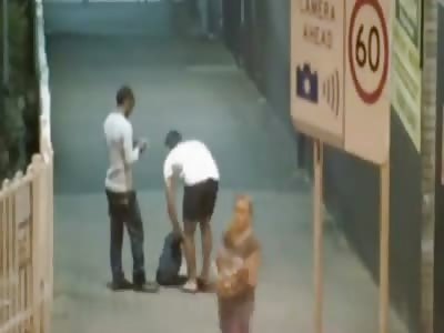 Thug Sucker Punches African Refugee  