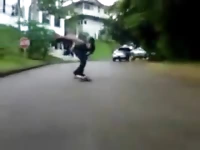  Longboarder Hit By Car