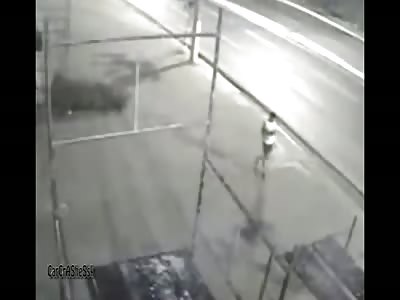 Cyclist Destroyed By Out Of Control Car  