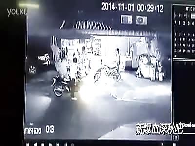 Gunned down in the street