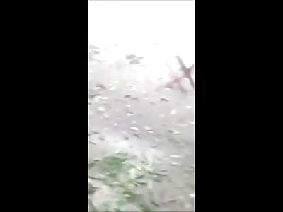 Faceless Woman lies Dead after Bombing in Nigeria 