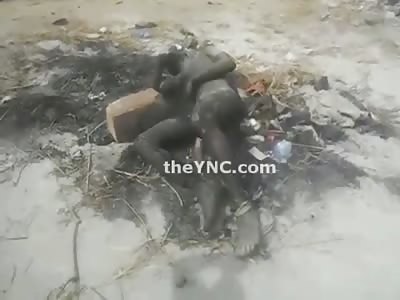 Aftermath of a Thief Bonfire in Town 