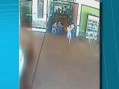 Gas Station Attack by Car