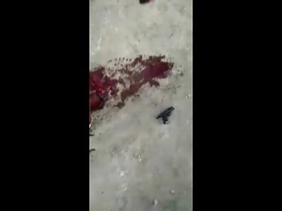 Police Officer Records Dying Man from Gunshot 