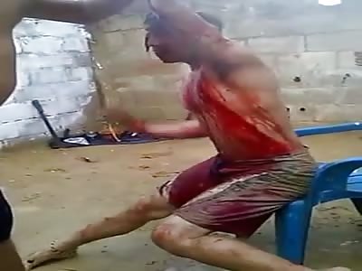 Just a Bizarre Satanist Man doing a Ritual 