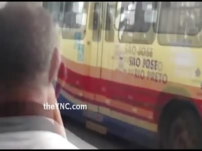 Man Attempts Suicide but Only Ends Up with a Arm Snapped in Half to the Bone