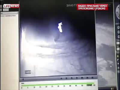 Man Sets Himself on Fire by Accident then Scampers Across the Street 