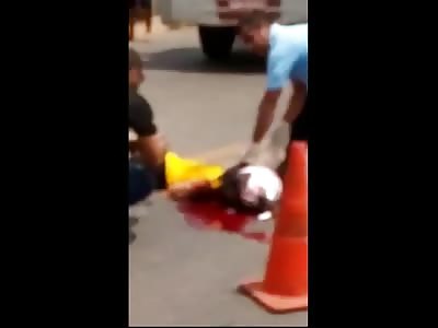 Another Video that Proves that Helmets DO Not Always Work 