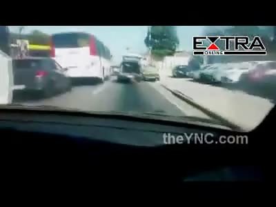 Woman is Dragged by Police Car