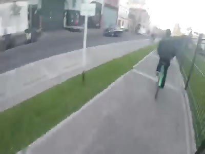 Attempted robbery at gunpoint caught on GoPro!