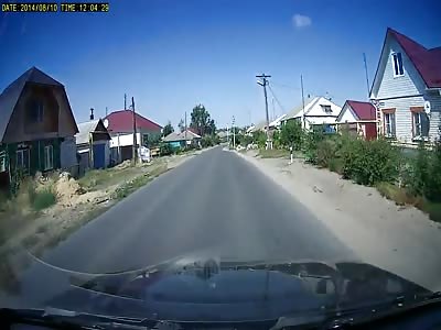 A drunk driver hit a pedestrian