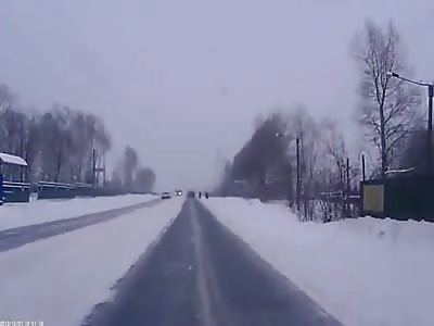 Girl in a car accident on the truck