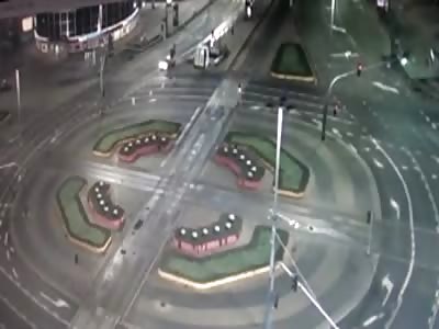 Woman Drives Her Car Into Underground Passage (She Was Drunk)