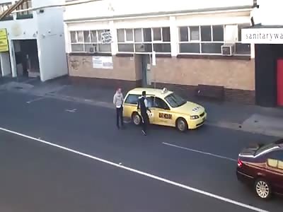 NEVER RIP OFF A HOOKER - Tranny Looking Prostitute Beats Up Man - Rips Up All his Clothes and Makes Him Go to ATM