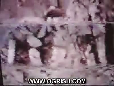 RARE Video of Russian Soldier Getting his Throat Slashed and Left Gargling in Agonizing Pain Until Death