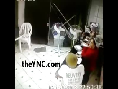 Bandits get Shot to Death While Robbing Gas Station - CRAZY VIDEO!