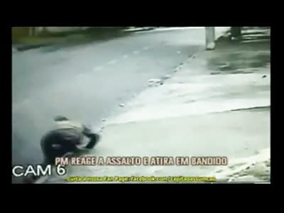 Police Pursue and Shoot one Suspect in the Back