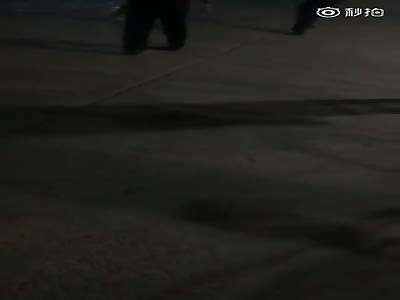 Dispute over Business Leads to a Crazy Knife Fight