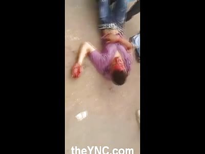 Thief in Purple Ends up in Trunk After Being Beaten