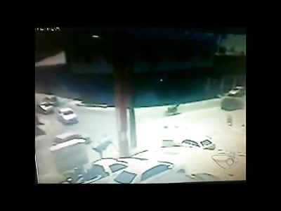 Motorcyclist Flips Multiple Times from Crash