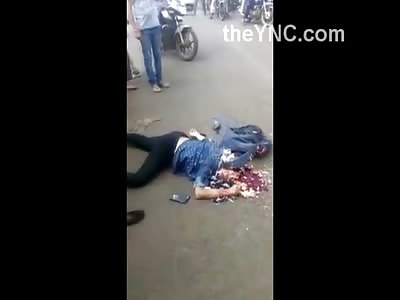 Woman has Head Crushed....But, Yoga Pants are in Perfect Condition