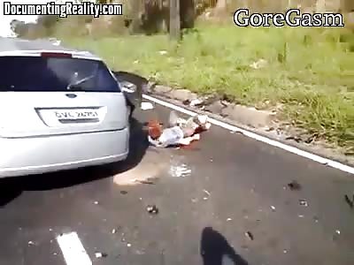 **BRUTAL CAR CRASH**