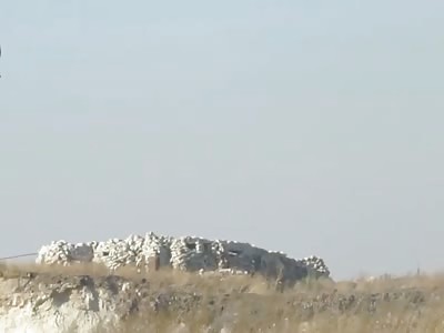 Syrian Soldier Vaporized By Hell Cannon