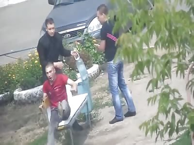 The guy in narcotic intoxication became hysterical