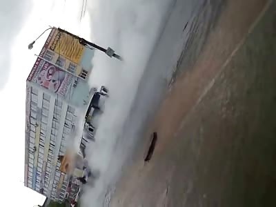 People boiled in the bus